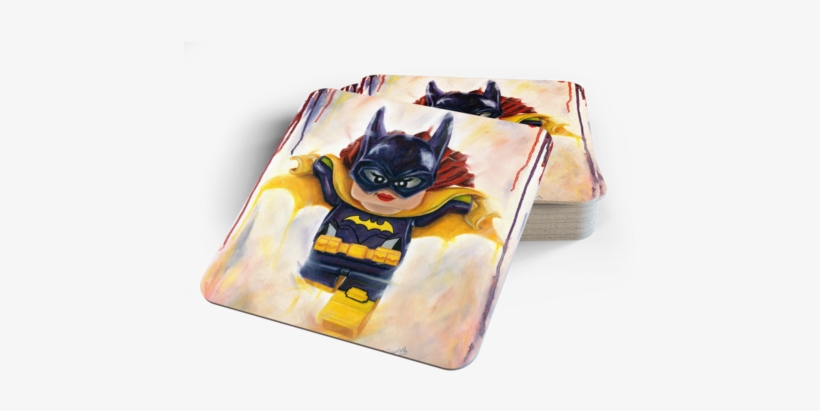 Batgirl Coasters - French Bulldog, transparent png download