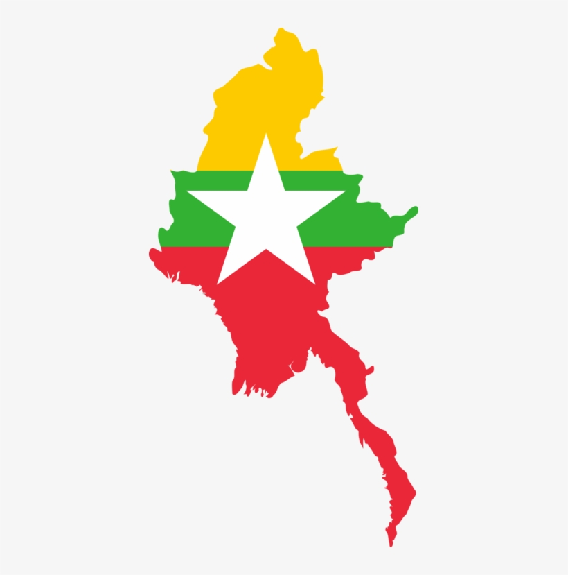 Flag Of Myanmar Mivar - Myanmar Png, transparent png download