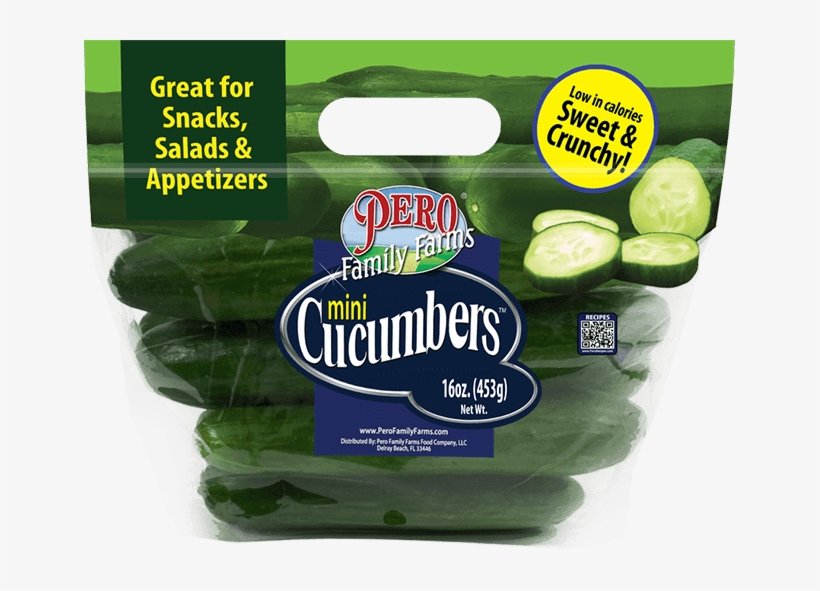 Mini Cucumbers - Pero Cucumbers, Mini - 14 Oz, transparent png download