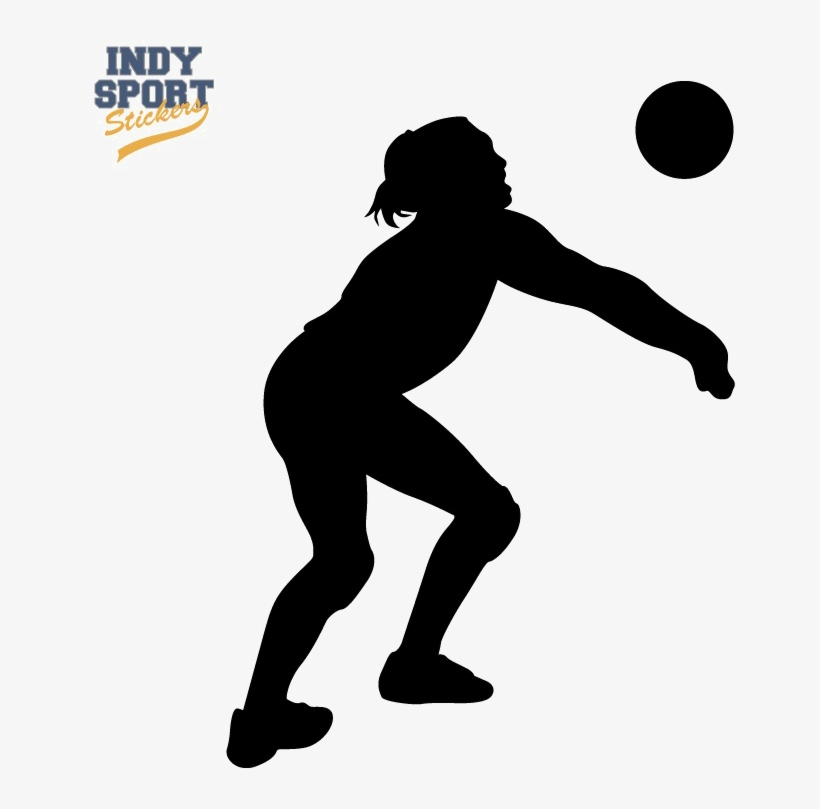 Volleyball Player Png Photo - Volleyball Player Silhouette Clipart, transparent png download