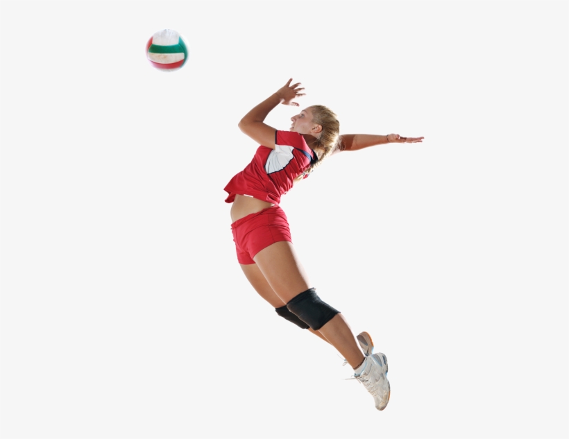 Volleyball Png - Red Player Volleyball Png, transparent png download