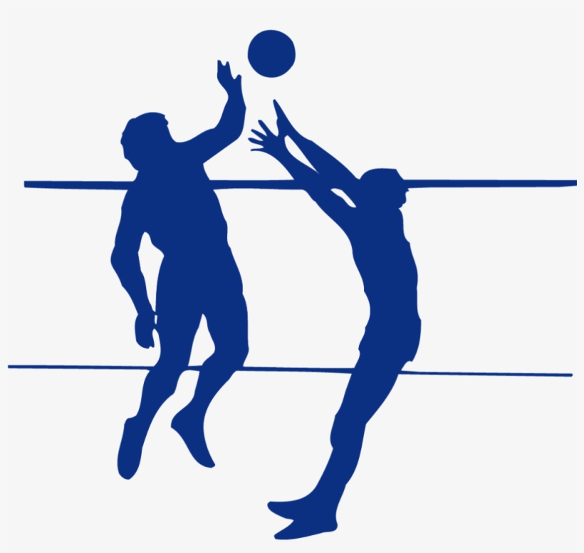 Clip Art Free Download Silhouette At Getdrawings Com - Volleyball Silhouette Png, transparent png download
