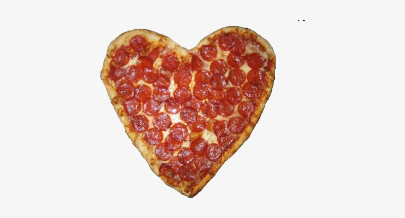 Heart Pizza Transparent - Heart Pizza Transparent PNG - 500x375 - Free