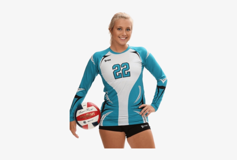 Ace Women's Sublimated Volleyball Jersey - Volleyball Uniform, transparent png download