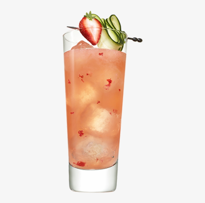 Strawberry Cucumber Drink, transparent png download