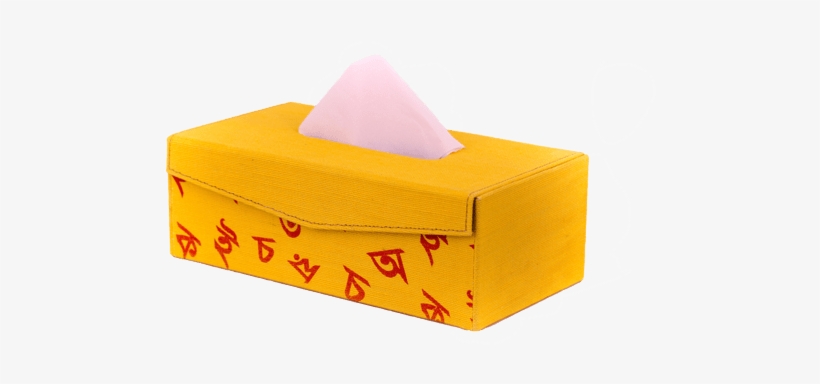 Tan Tissue Box - Box, transparent png download