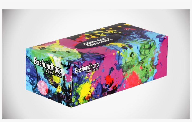 Facial Tissue Box - Bashundhara Tissue Box, transparent png download
