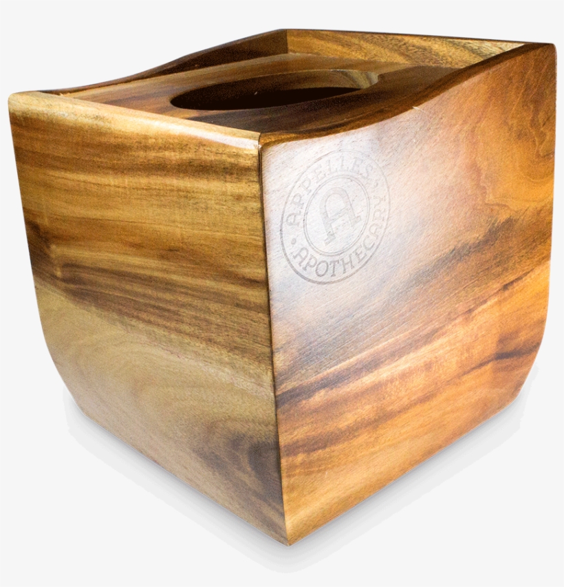 Acacia Wood Tissue Box - Wood Tissue Box, transparent png download