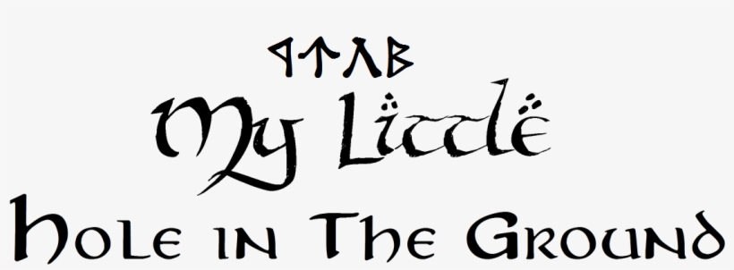 Mylittleholeintheground - Hole In The Ground There Lived A Hobbit - 1 Inch /, transparent png download