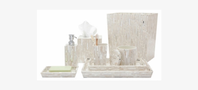 Cortona Silver And Shell Bathroom Collection - Blue Marble Dinner Plate Set By Elise Flashman, transparent png download