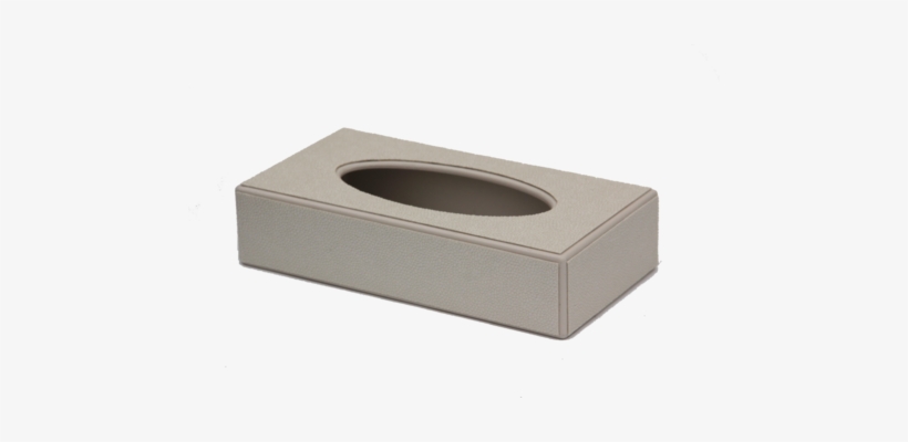 Hand Made Faux Shagreen Rectangular Tissue Box Cream - Tissue Paper, transparent png download
