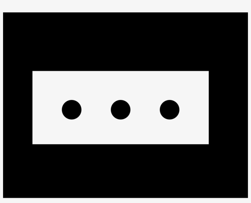 Wall Socket Of Three Holes In Rectangular Shape Comments - Circle, transparent png download