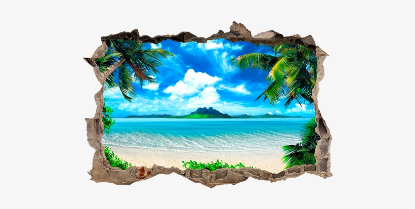 Hole Caribbean Beach - Caribbean Beach, transparent png download