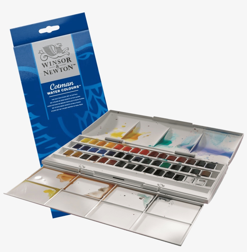 Winsor & Newton Cotman - Winsor & Newton Cotman Watercolour Studio Set, transparent png download