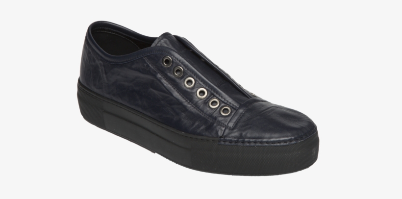Navy Patent Sneaker, transparent png download