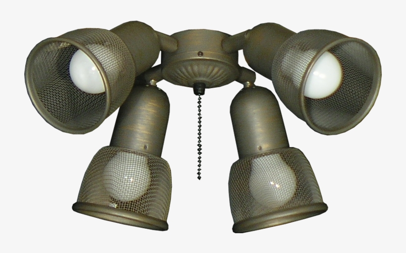 Picture Of 462 Adjustable Mesh Spotlight - Gulf-coast Fl462" Adjustable Wire Mesh Ceiling Fan, transparent png download