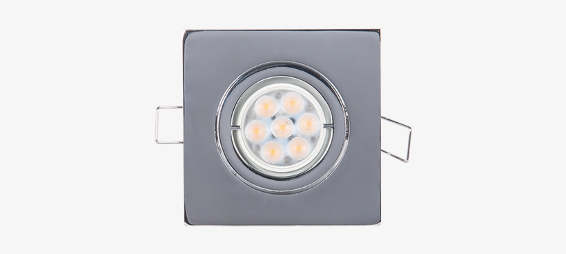 Led Spotlight High Power Square Metal - Led Metal Square Spotlight High Power 6w 2700-3000k, transparent png download