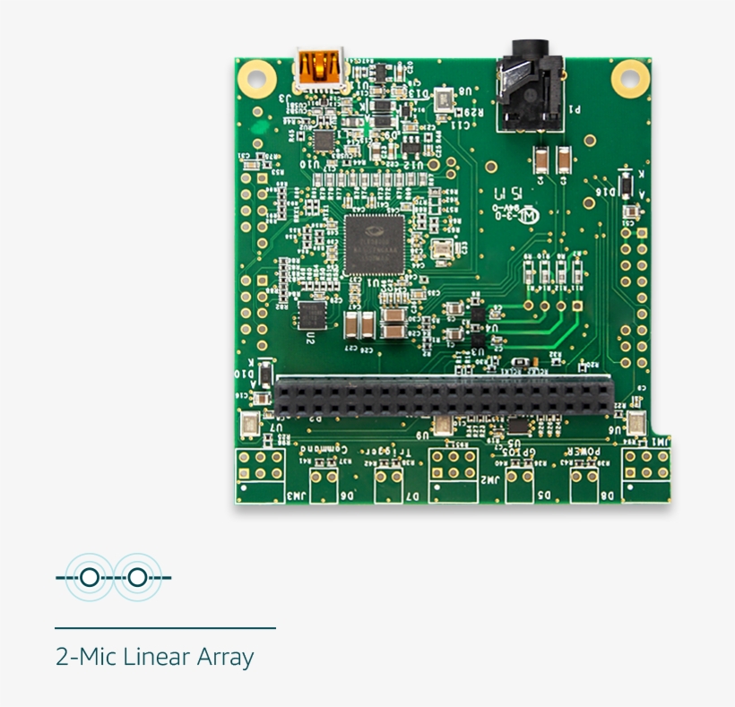 A Hands-free Reference Solution For The Alexa Voice - Microsemi - Zlk38avs - Development Kits And Tools -, transparent png download