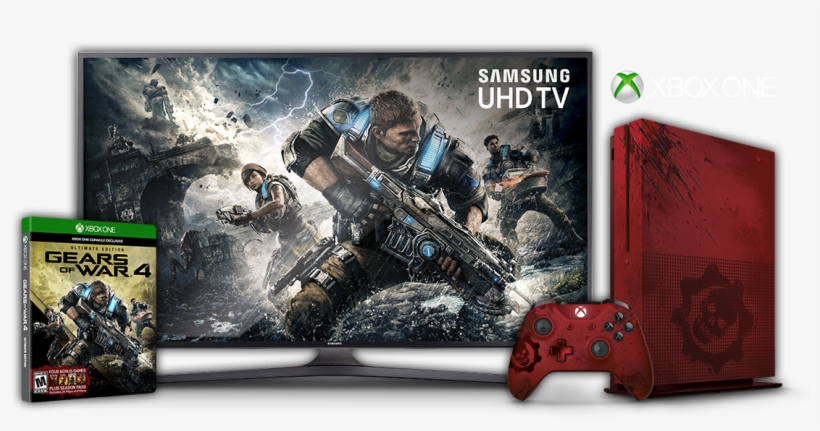 Xbox One S Gears Of War 4 Console Ultimate Edition - Gears Of War 4 New Game Wall Poster Print 32x24, transparent png download