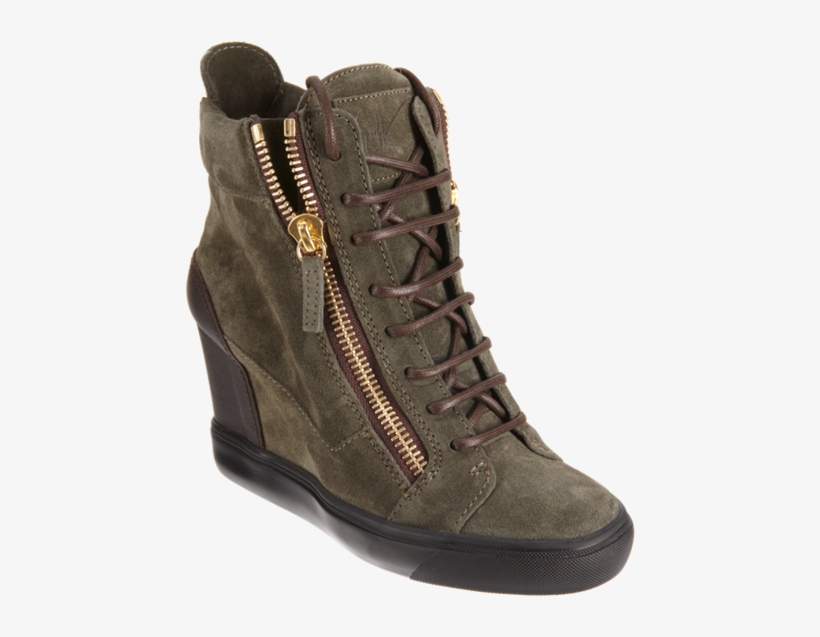 Guiseppe Zanotti, Wedge Zip Sneaker - Giuseppe Zanotti, transparent png download