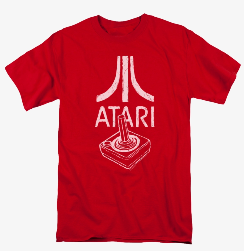 Red Joystick Atari Shirt - All Valley Logo Karate Tournament, transparent png download
