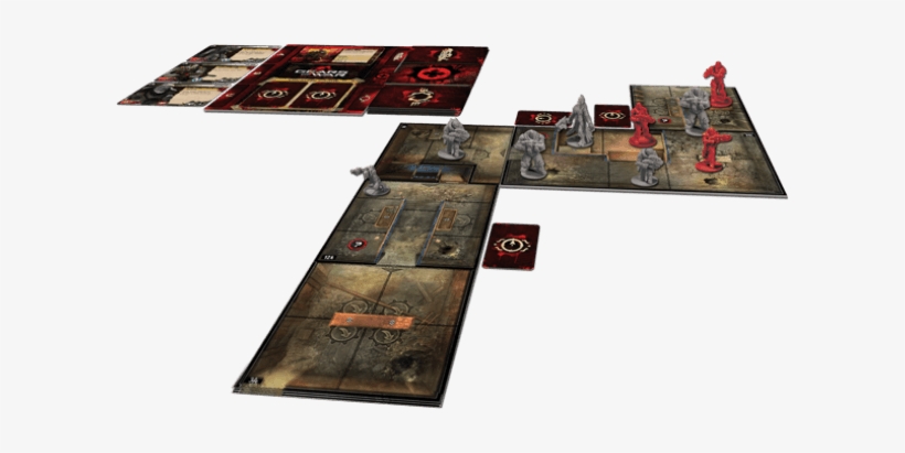 Gears Of War The Board Game - Doom The Board Game Tiles, transparent png download