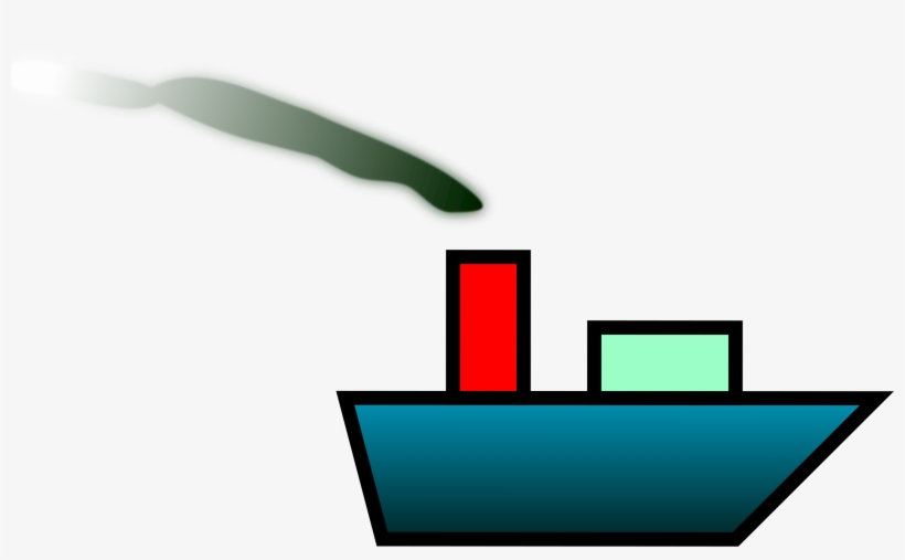 This Free Icons Png Design Of Ship With Smoke, transparent png download