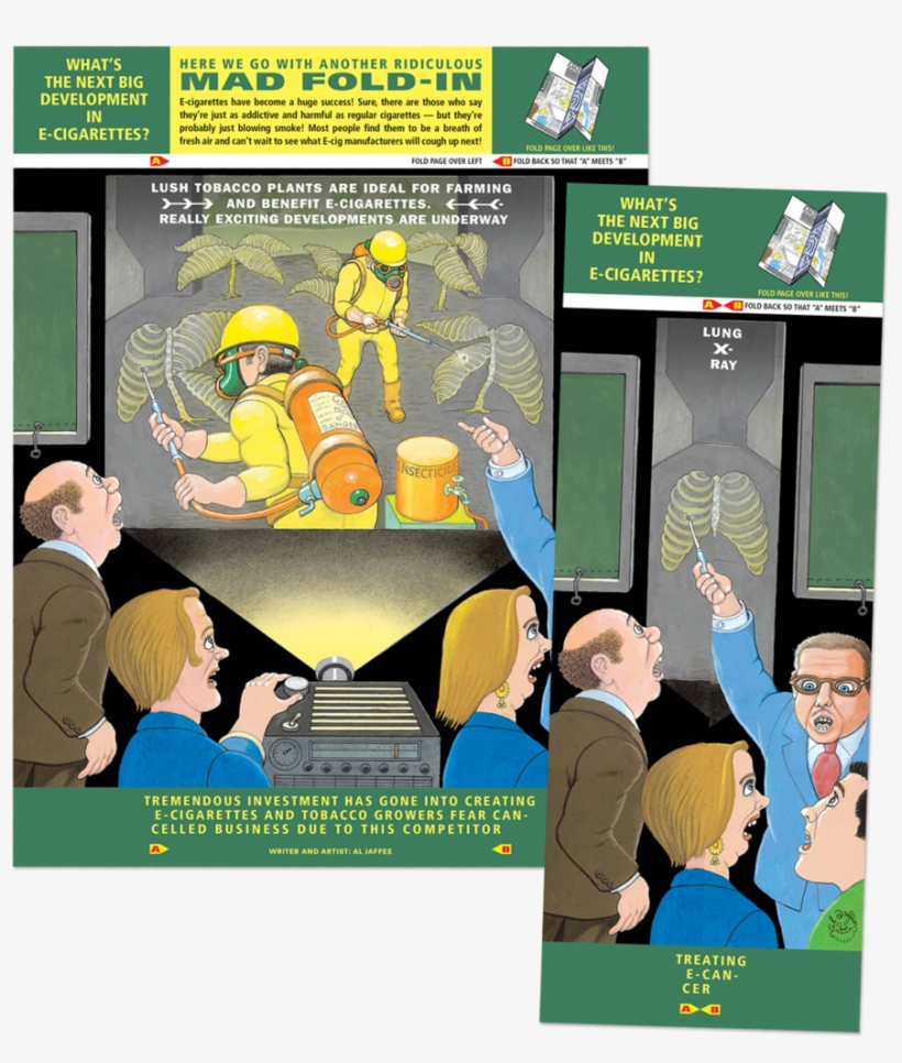 Courtesy Of Dc Entertainment - Mad Fold-in, transparent png download