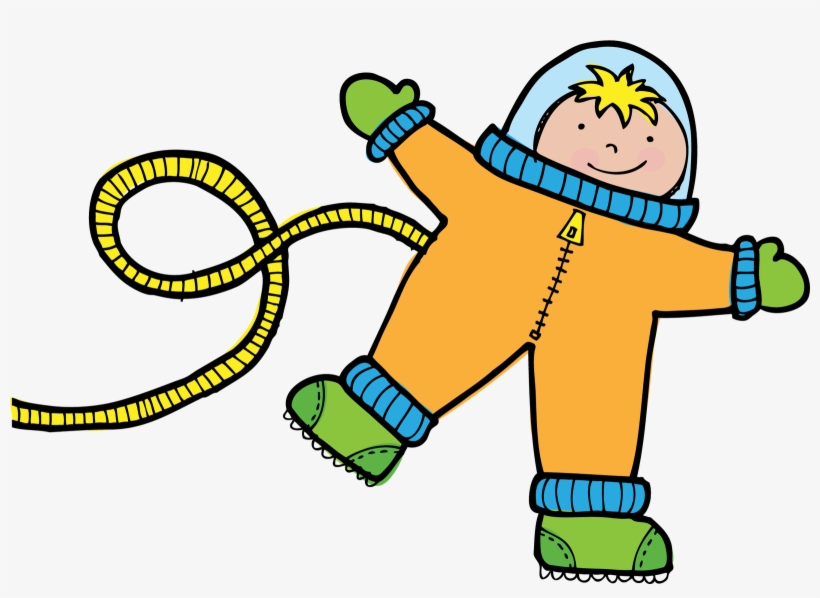 Moon Clipart For Kid - Space Kid Clipart, transparent png download