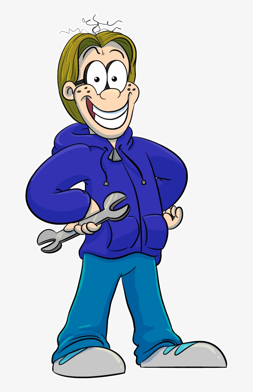 Boy Mad On Inventiing - Transport, transparent png download