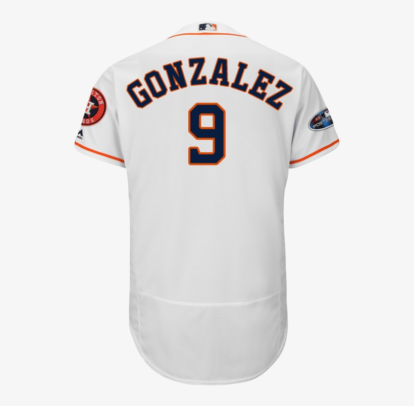 Men's Houston Astros White 2018 Postseason Marwin Gonzalez - Men's Houston Astros #5 Jeff Bagwell White Flexbase, transparent png download