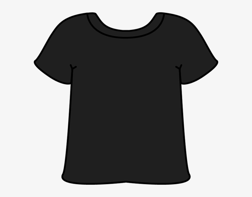 Black Tshirt Clip Art - Textile, transparent png download