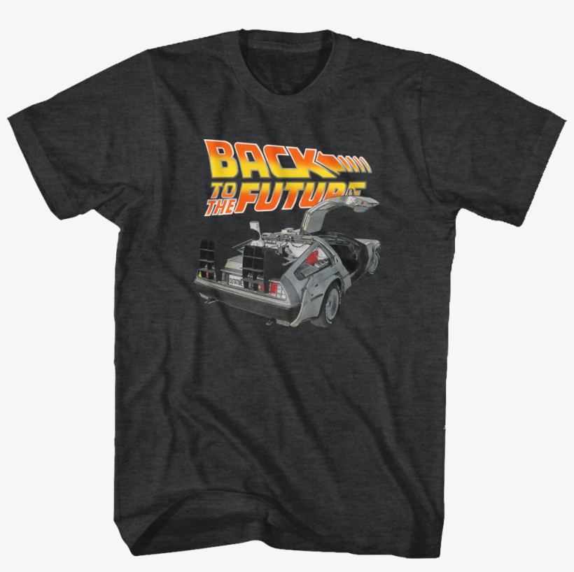 Distressed Delorean Back To The Future T-shirt - Dang Mac Miller Shirt, transparent png download