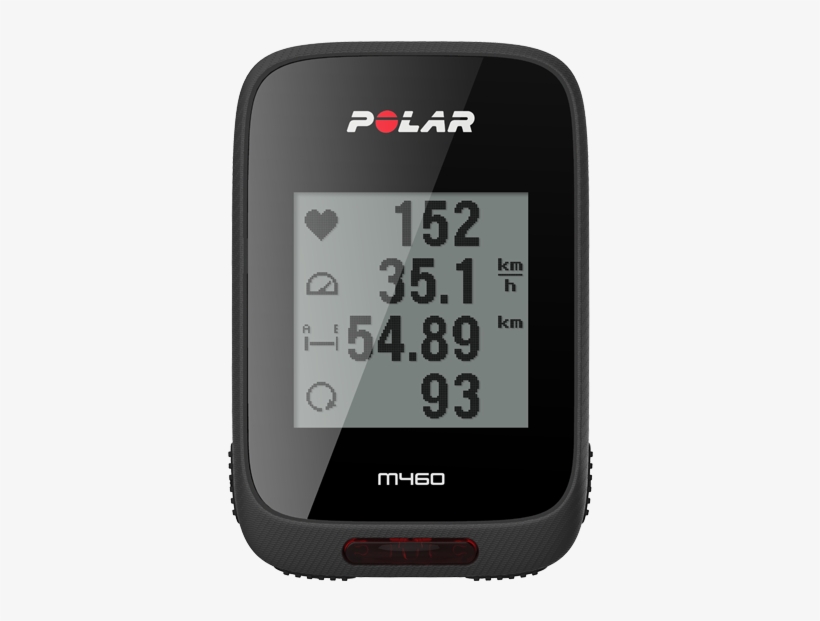 Polar M460 Cycling Computer With Heart Rate - Polar, transparent png download