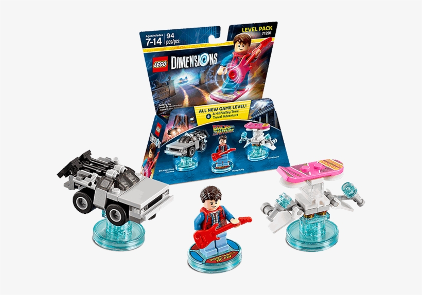 Lego Dimensions Back To The Future Level Pack, transparent png download