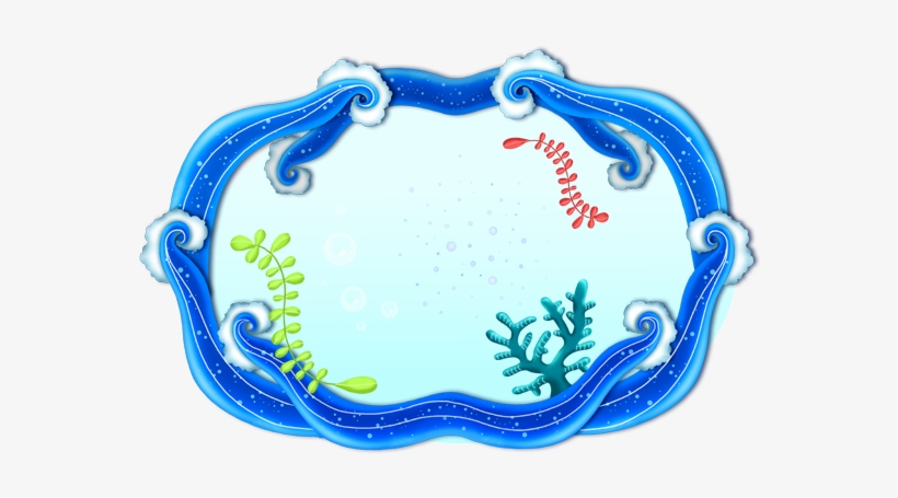 Wind Sea Clip Art Transprent Png Free - 海底 相框, transparent png download
