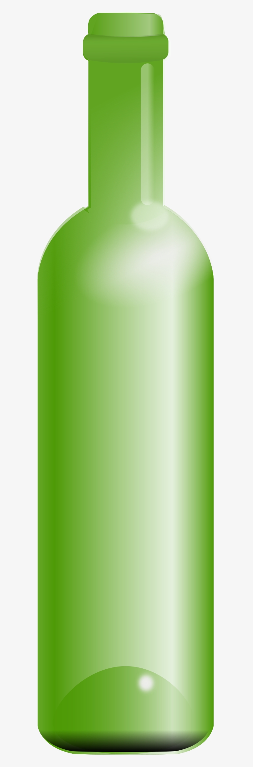 This Free Icons Png Design Of Empty Green Bottle, transparent png download