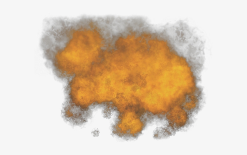 Fire-054 - Orange Smoke Clipart, transparent png download