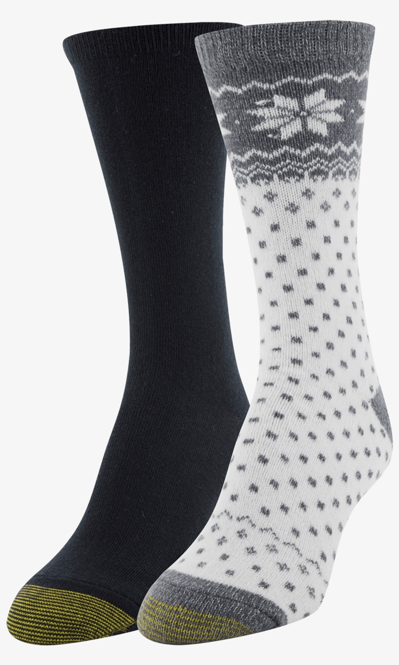 Gold Toe Women's Snowflake Border & Flat Knit Crew - Hockey Sock, transparent png download