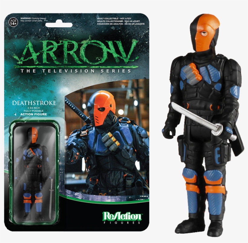 Arrow - Funko Reaction: Arrow - Deathstroke, transparent png download