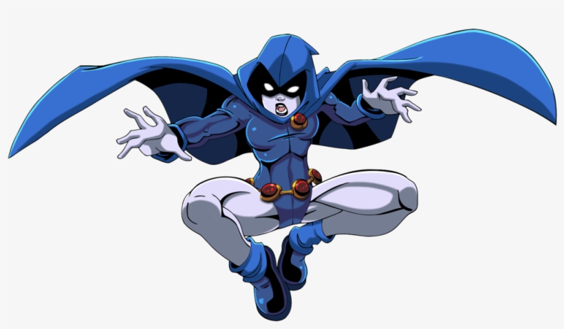 Raven Cartoon Starfire Deathstroke Comic Book - Dc Comics Raven Png, transparent png download