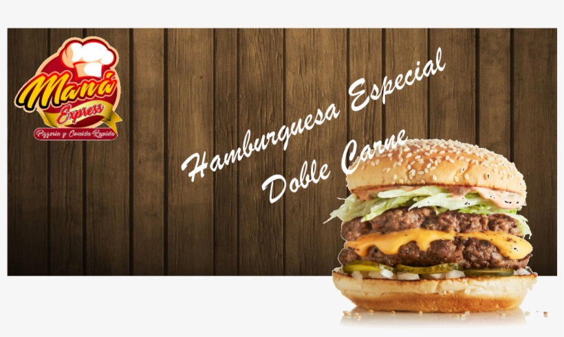 Hamburguesa Súper Doble Carne, transparent png download