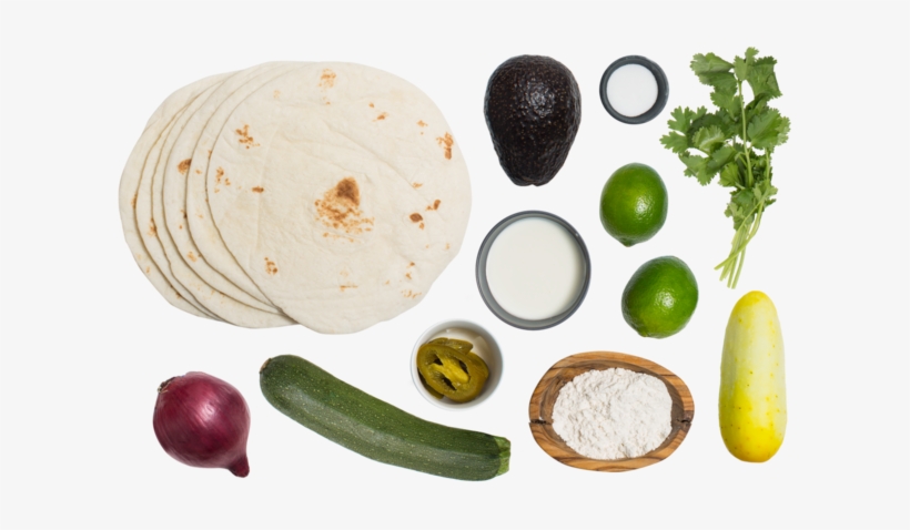 Summer Squash Tempura Tacos With Pickled Red Onion, transparent png download