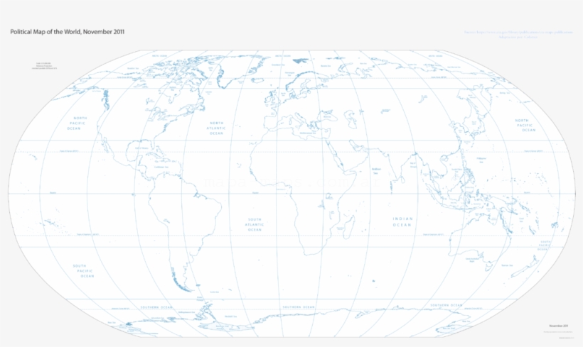 1 12 Blue White Map World, transparent png download