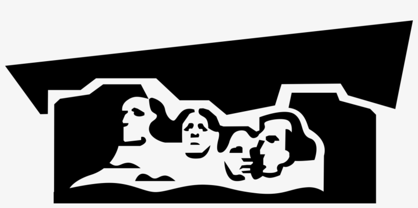 Vector Illustration Of Mount Rushmore National Memorial, transparent png download