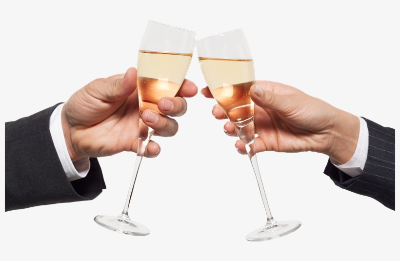 Hands And Glasses, transparent png download