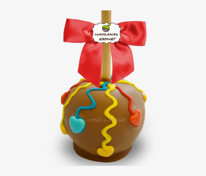 Manzana Envuelta De Caramelo Con Capa De Chocolate, transparent png download