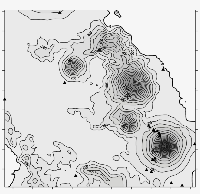 Mayon Volcano And Gravity Observation Stations, transparent png download