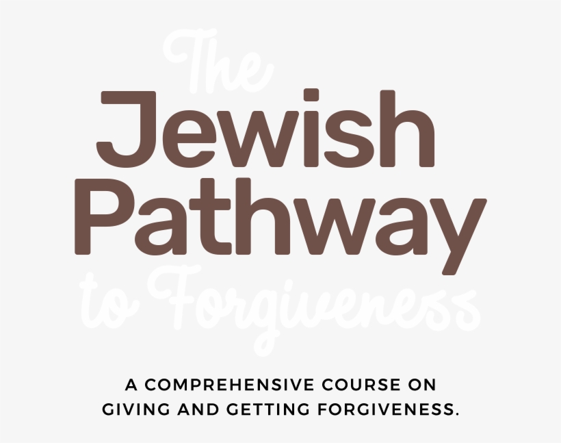 The Jewish Pathway To Forgiveness, transparent png download