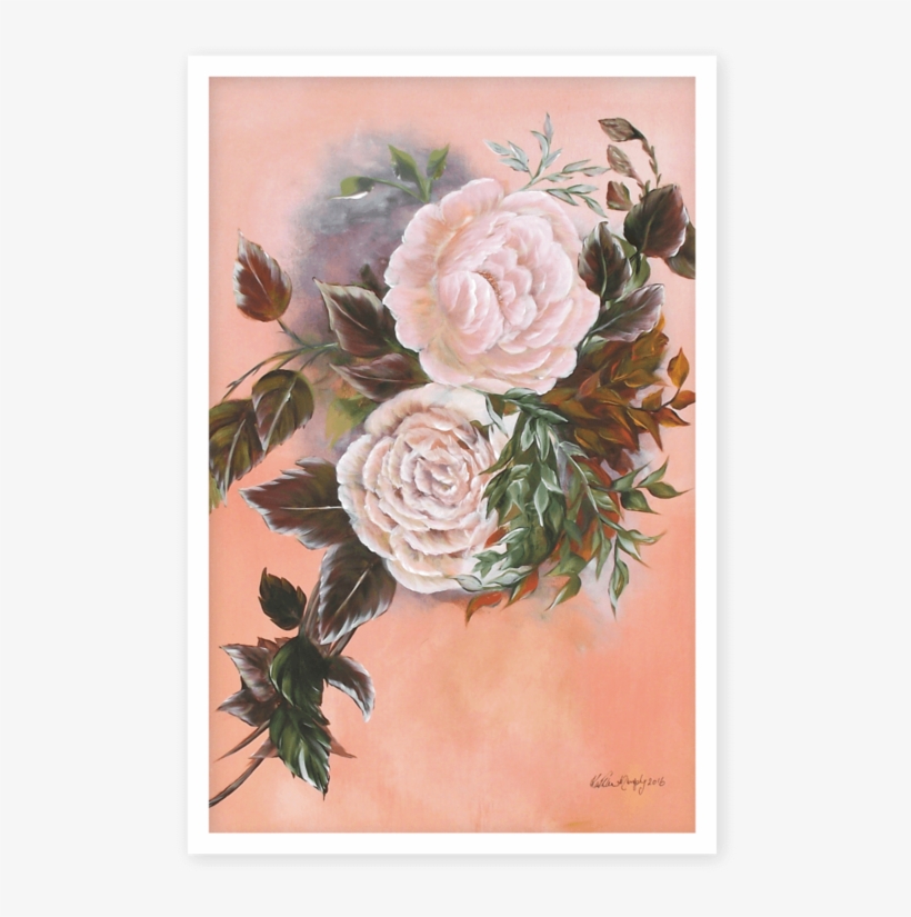 Kathleen Murphy Art Flowers Pink Coral, transparent png download